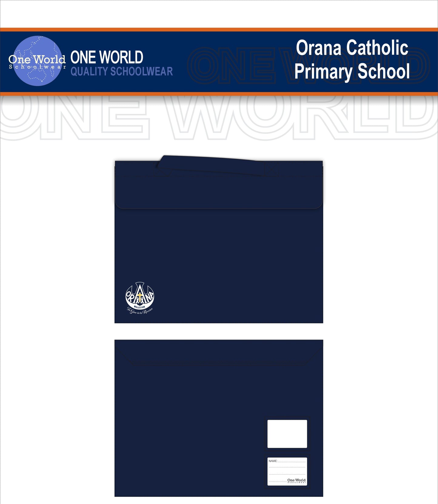 Library/Homework Folio - Screen Printed Logo (Compulsory)