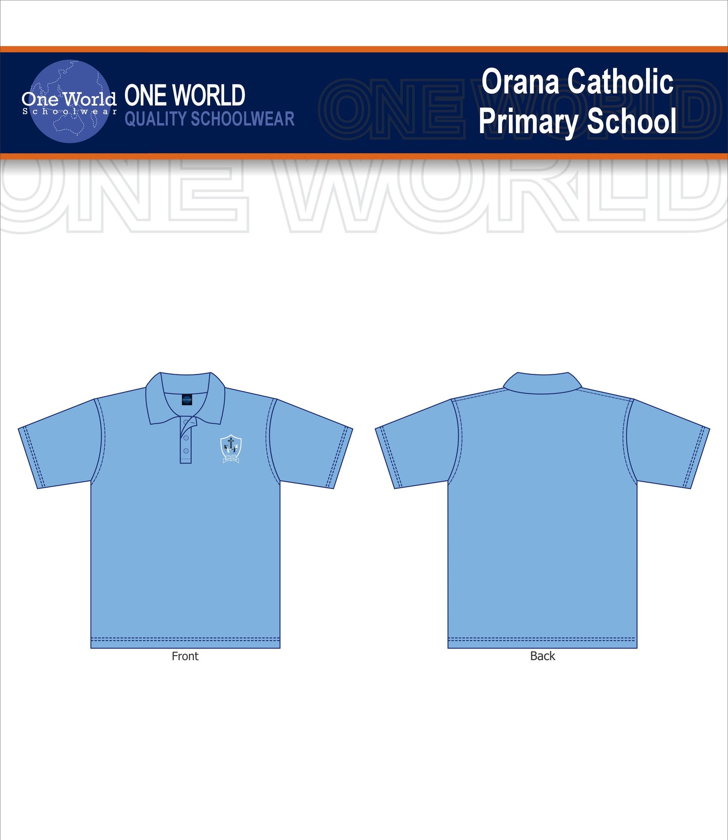 House Polo - MacKillop (Mid Blue))